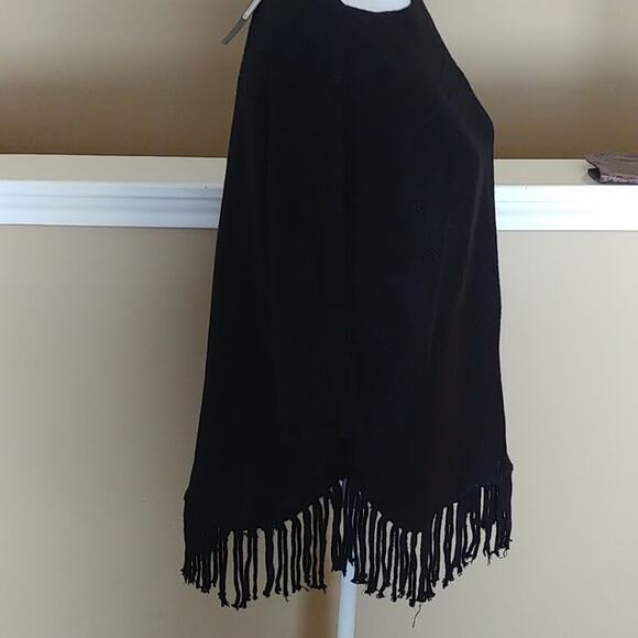 gnw Sweater Lurex Fringe Pullover Silver Threading Medium NWT - Picture 3 of 8